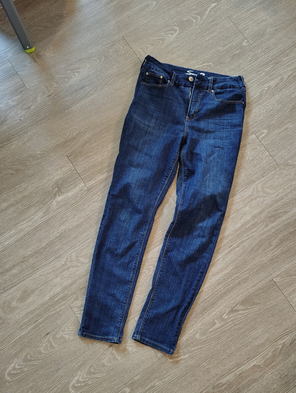 Dark Blue Women’s Straight Leg Jeans